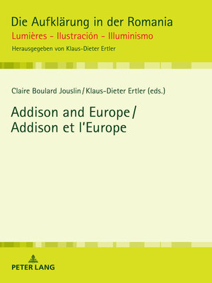 cover image of Addison and Europe / Addison et l'Europe